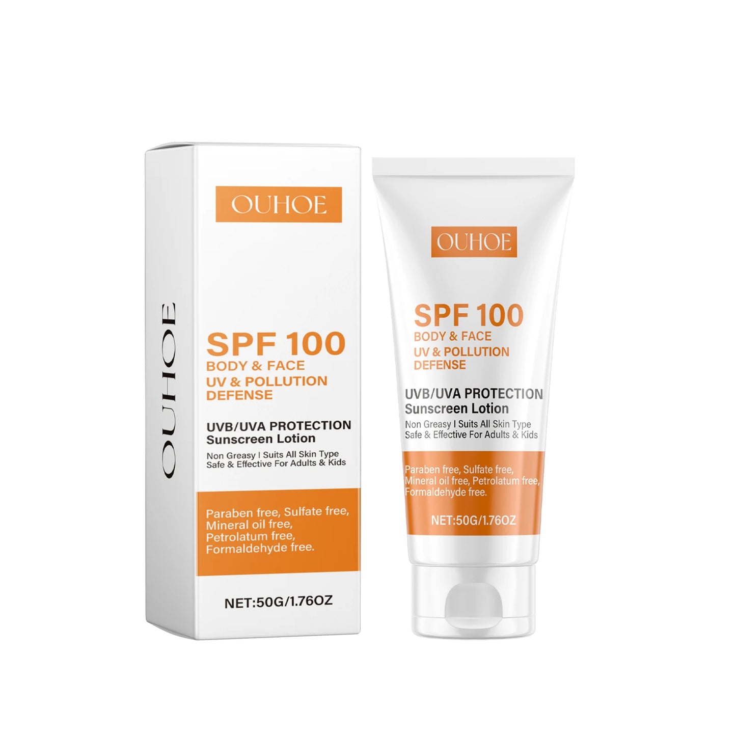 Protetor Solar SPF100+ Rosto e Corpo — Proteção Total UVA & UVB, Anti-Envelhecimento | AlivioPrime