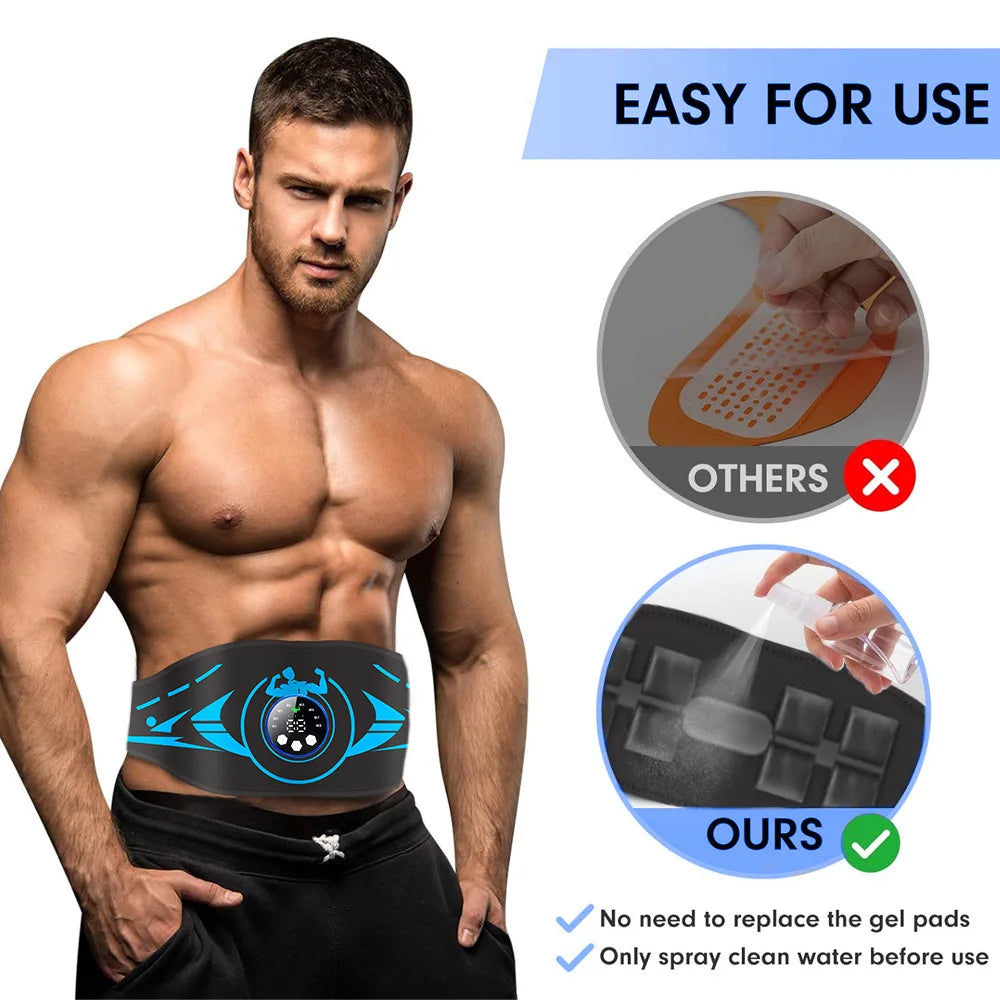 Cinto EMS Tonificador Abdominal — Estimulação Muscular e Modelagem Corporal | AlivioPrime