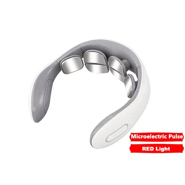 Massageador Cervical com Calor e Vibração — Relaxamento e Conforto