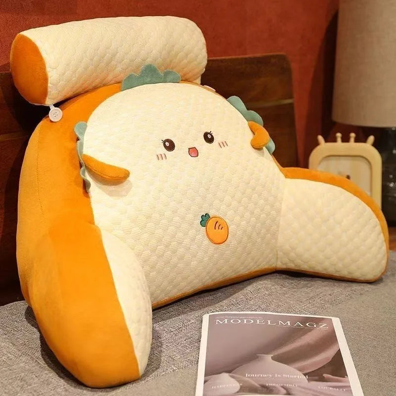 Almofada de Suporte Lombar Ergónomica — Para Cama, Sofá e Chão