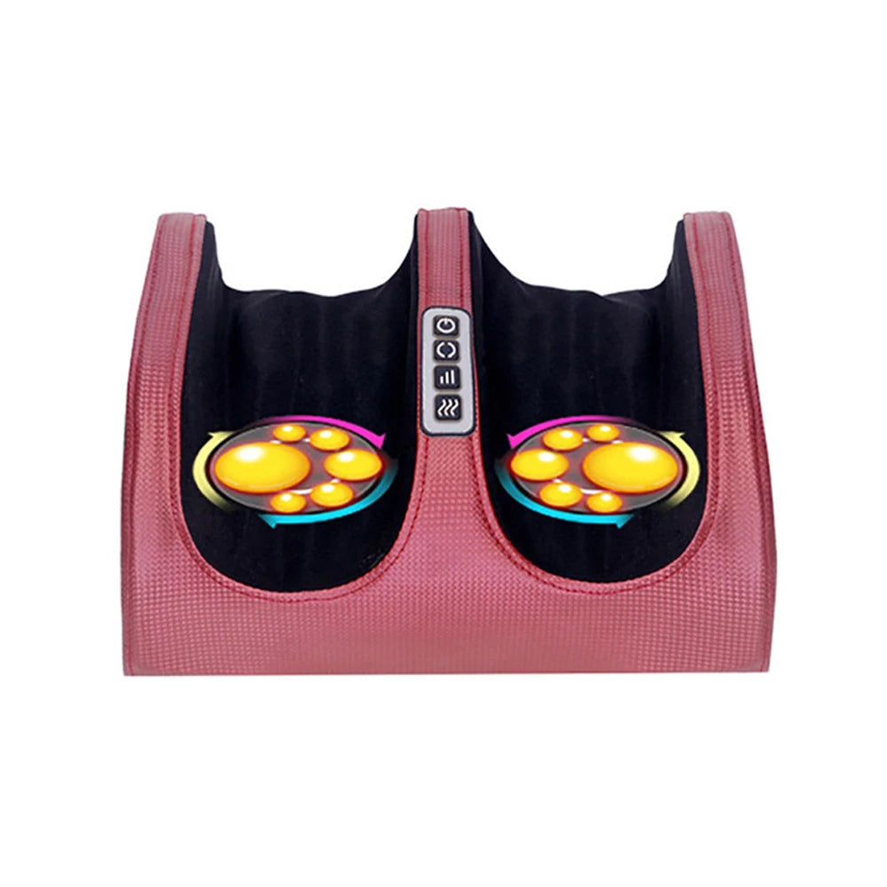 Massageador Shiatsu de Pés com Calor — 12 Bolas 3D e Compressão Térmica