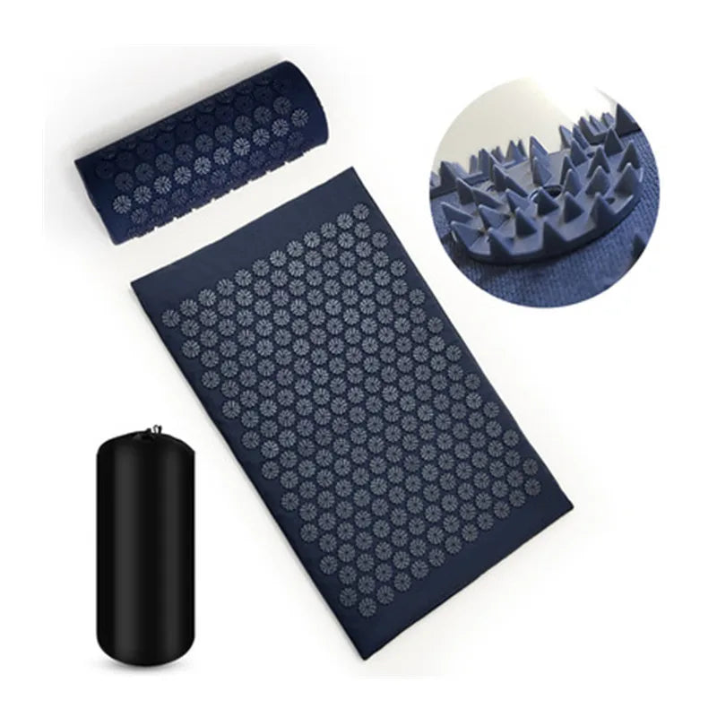 Conjunto Tapete de Acupressura Kuznetsov — Yoga, Pilates e Alívio de Dores
