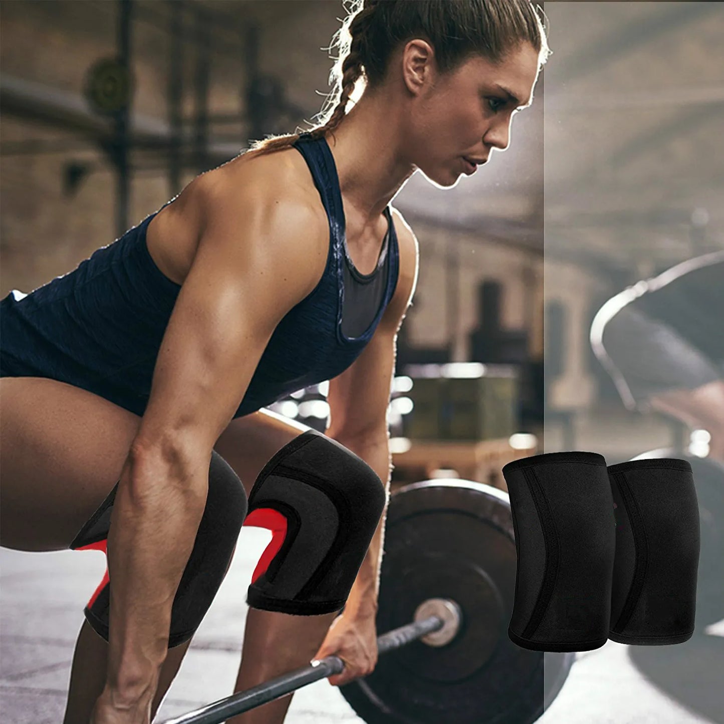 Joelheira de Neoprene 7MM Pro — Compressão Máxima para Desporto e Recuperação | AlivioPrime