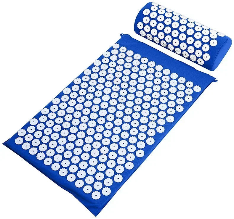 Conjunto Tapete e Almofada de Acupressura — Relaxamento e Bem-Estar