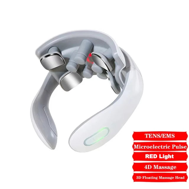 Massageador Cervical com Calor e Vibração — Relaxamento e Conforto