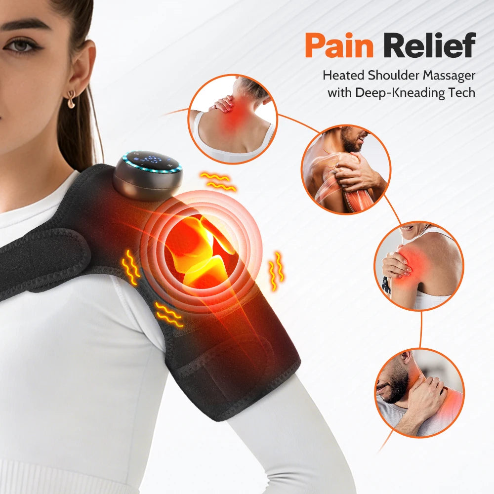 Massageador de Joelho com Calor e Vibração — Recuperação e Conforto Articular