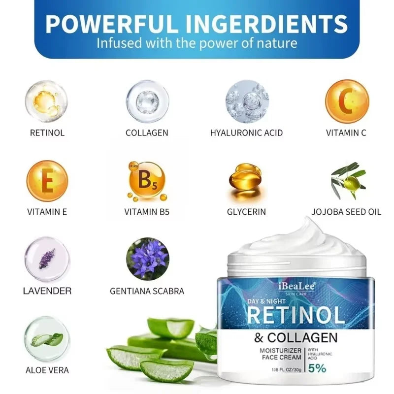 Creme de Retinol Anti-Rugas para Homem — Colágenio, Firmeza e Hidratação | AlivioPrime