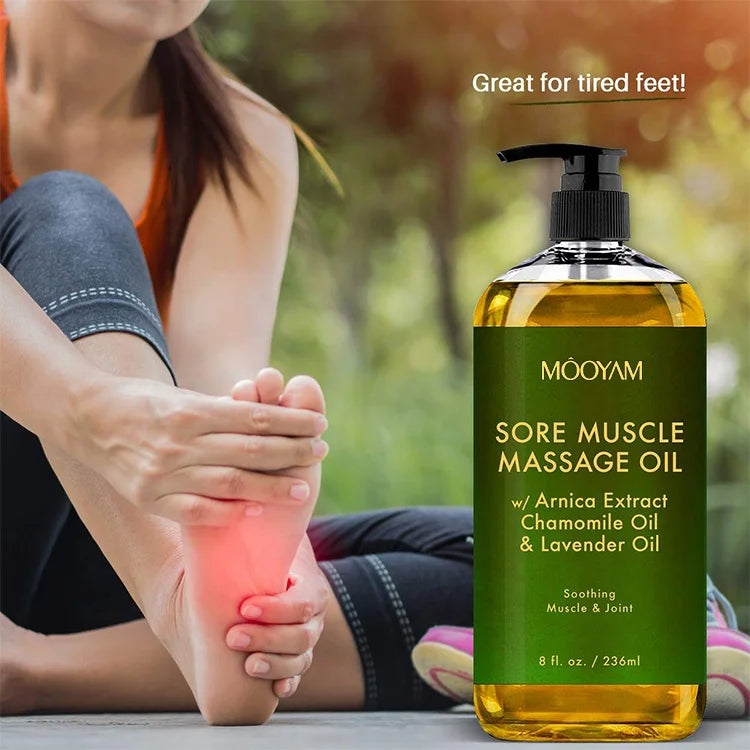 Óleo de Massagem Corporal Orgânico — Lavanda, Frankincense & Anti-Celulite | AlivioPrime