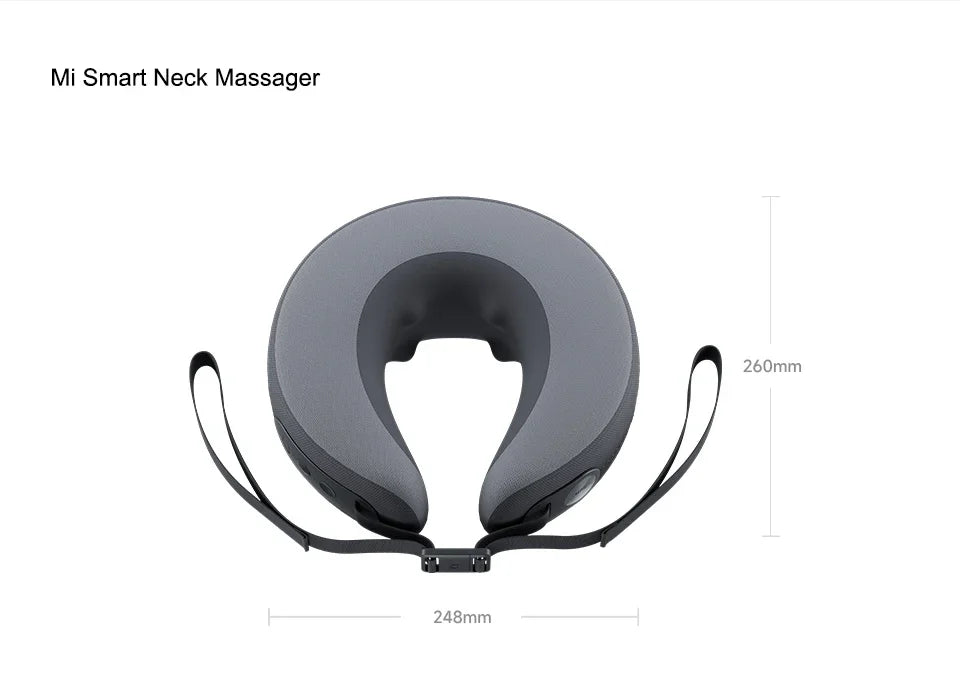 Massageador Cervical Inteligente Xiaomi Mijia — Vibração e Calor Constante 42°C