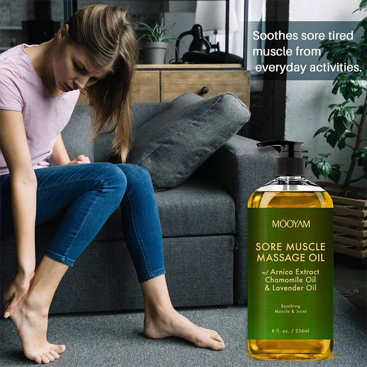 Óleo de Massagem Corporal Orgânico — Lavanda, Frankincense & Anti-Celulite | AlivioPrime