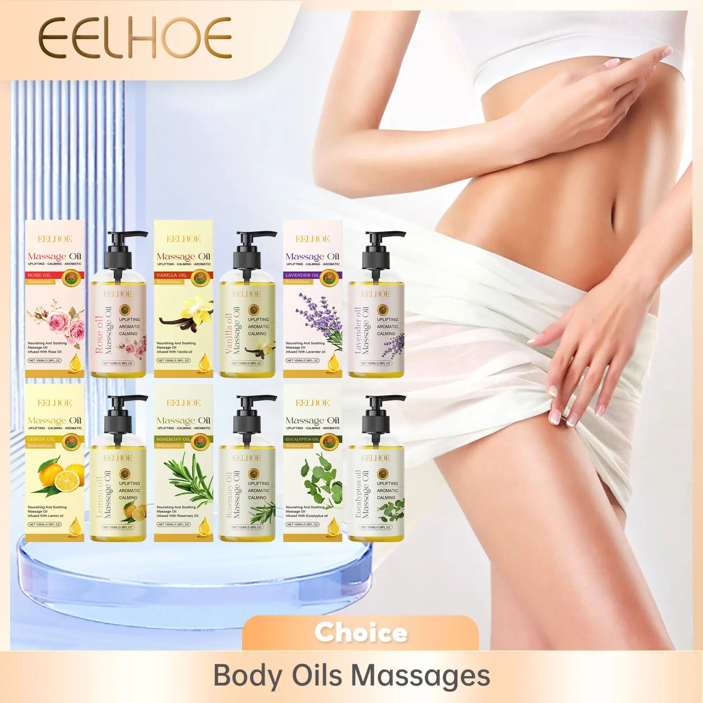 Óleo Corporal para Massagem Relaxante — Alívio Muscular e Bem-Estar | AlivioPrime