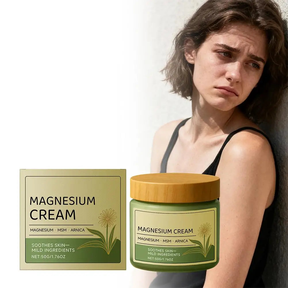 Creme Calmante de Magnésio com Arnica e MSM — Alívio Muscular e Articular | AlivioPrime