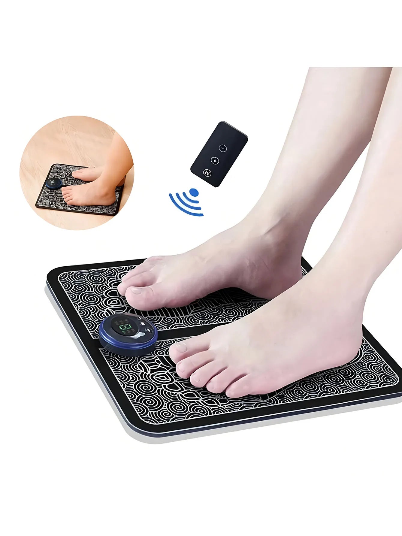Massageador Elétrico de Pés Recarregável Plus — Relaxamento e Circulação