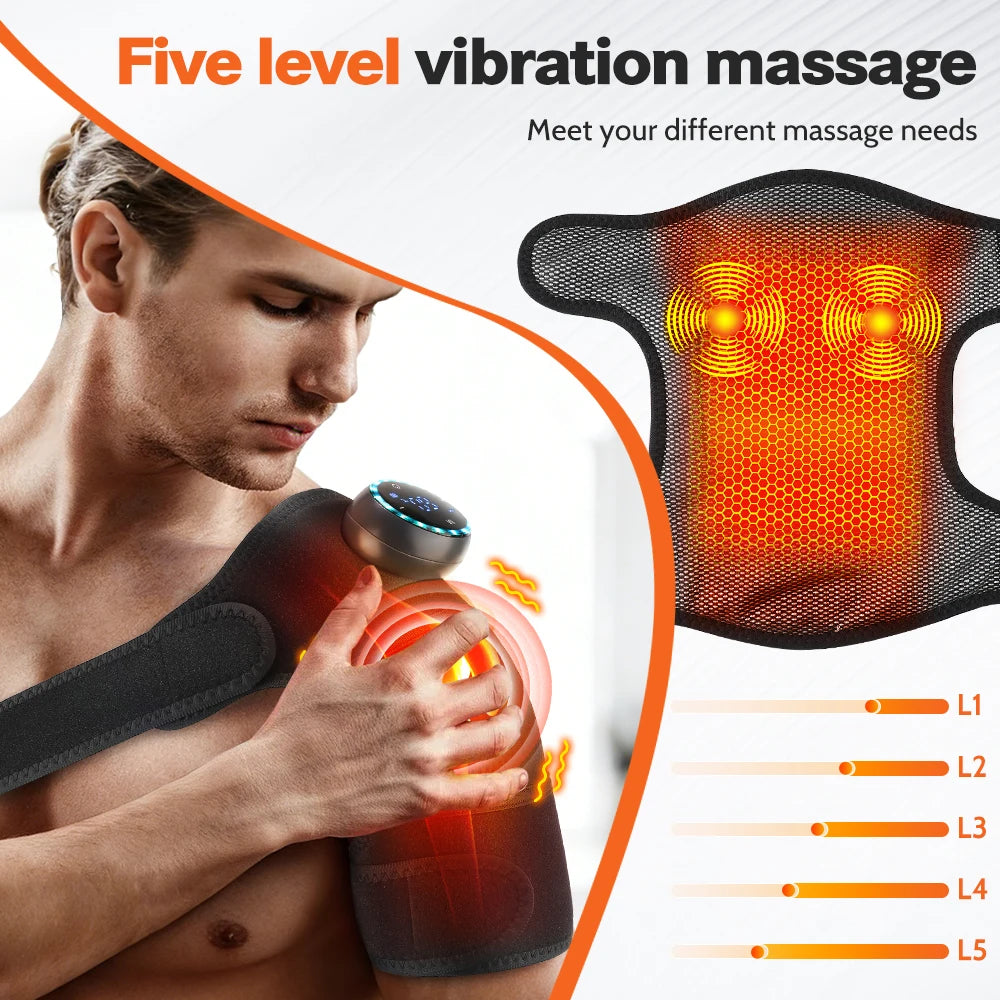 Massageador de Joelho com Calor e Vibração — Recuperação e Conforto Articular