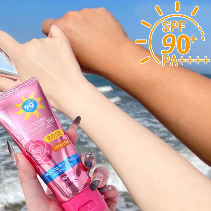 Protetor Solar SPF90+ — Proteção UV, Hidratação e Efeito Luminoso para Rosto e Corpo | AlivioPrime