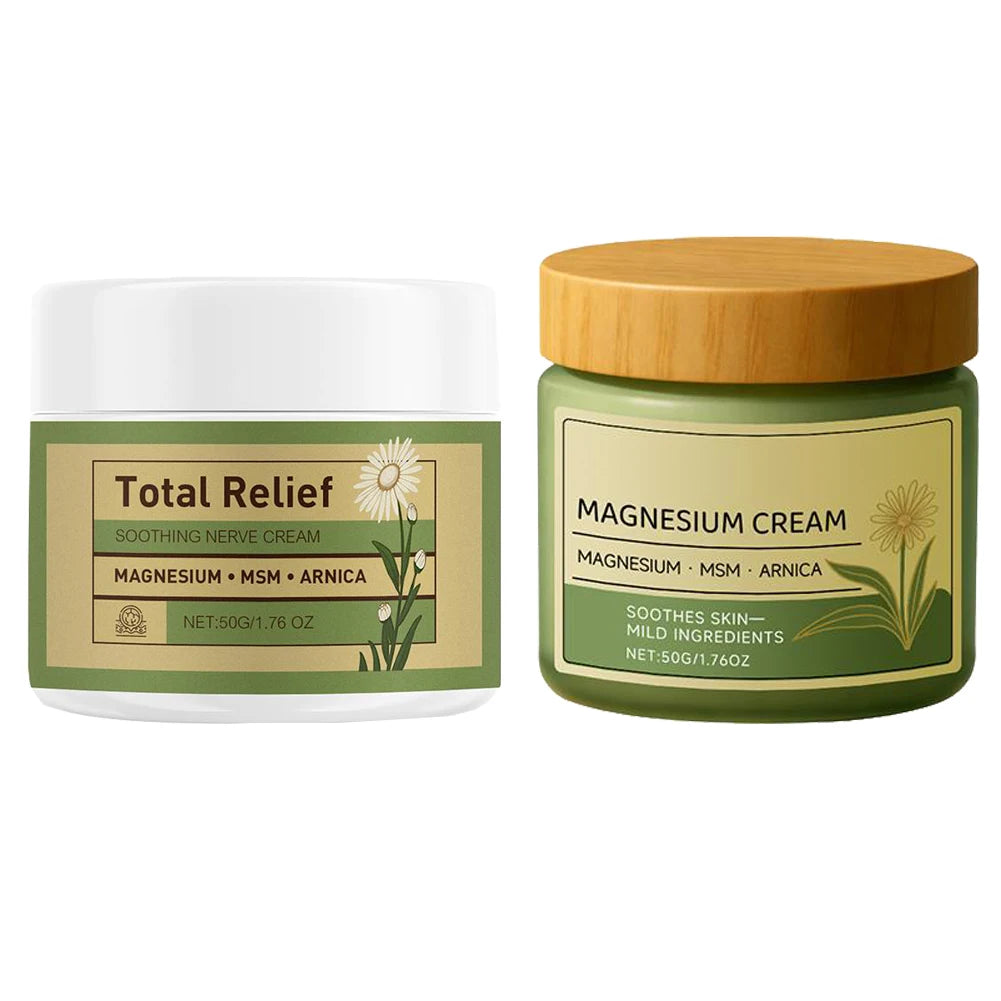 Creme Calmante de Magnésio com Arnica e MSM — Alívio Muscular e Articular | AlivioPrime
