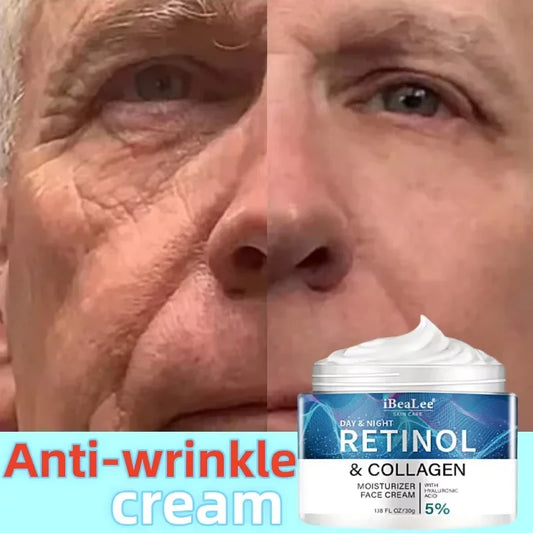Creme de Retinol Anti-Rugas para Homem — Colágenio, Firmeza e Hidratação | AlivioPrime