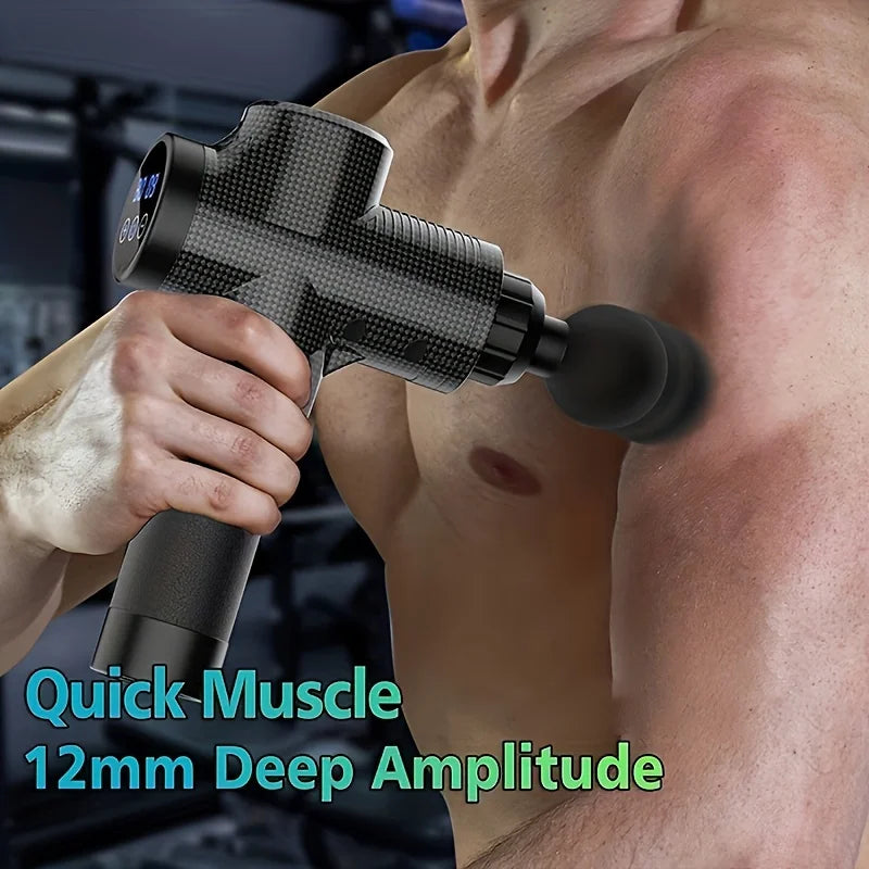 Pistola de Massagem Pro 30 Níveis — Alívio Muscular Profundo