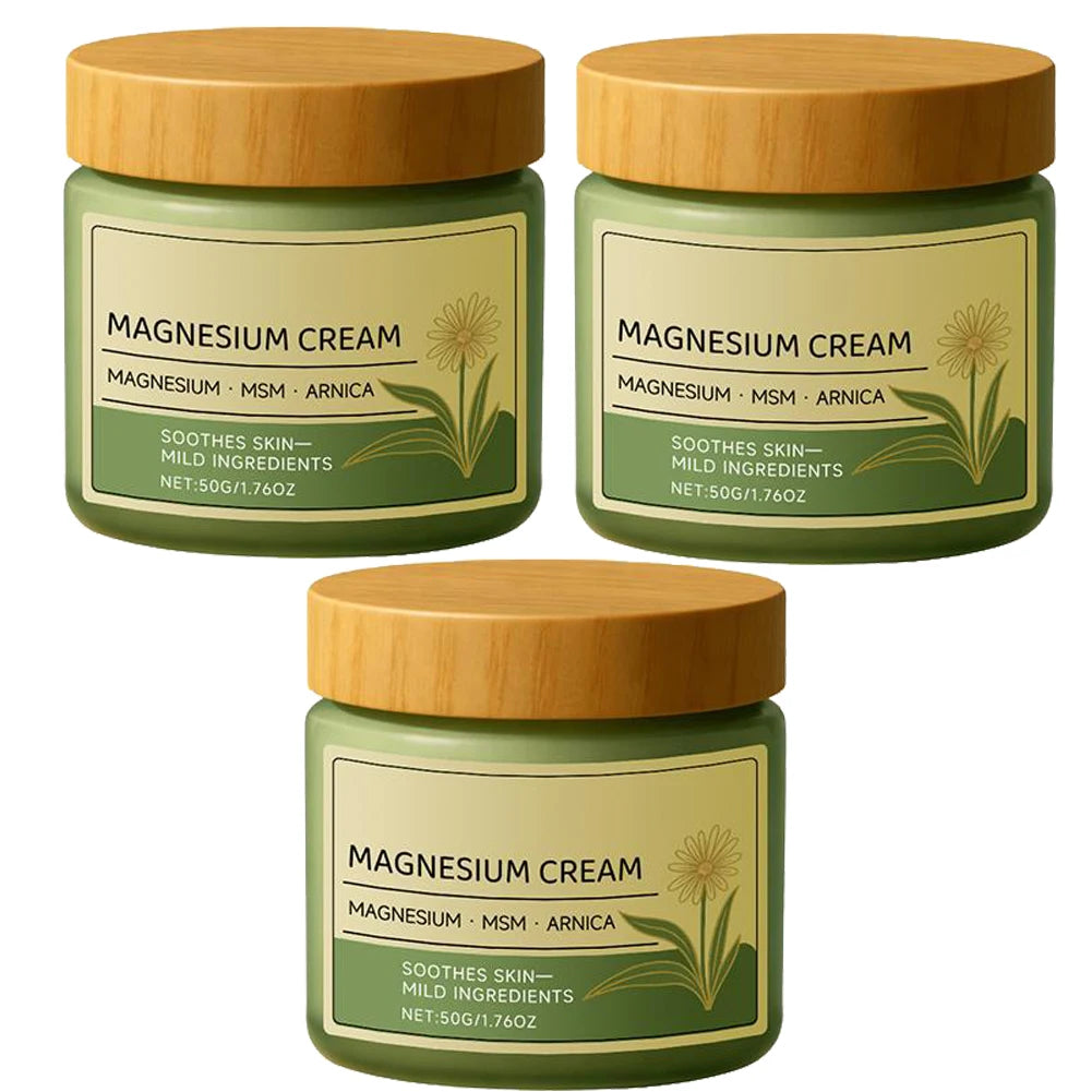 Creme Calmante de Magnésio com Arnica e MSM — Alívio Muscular e Articular | AlivioPrime
