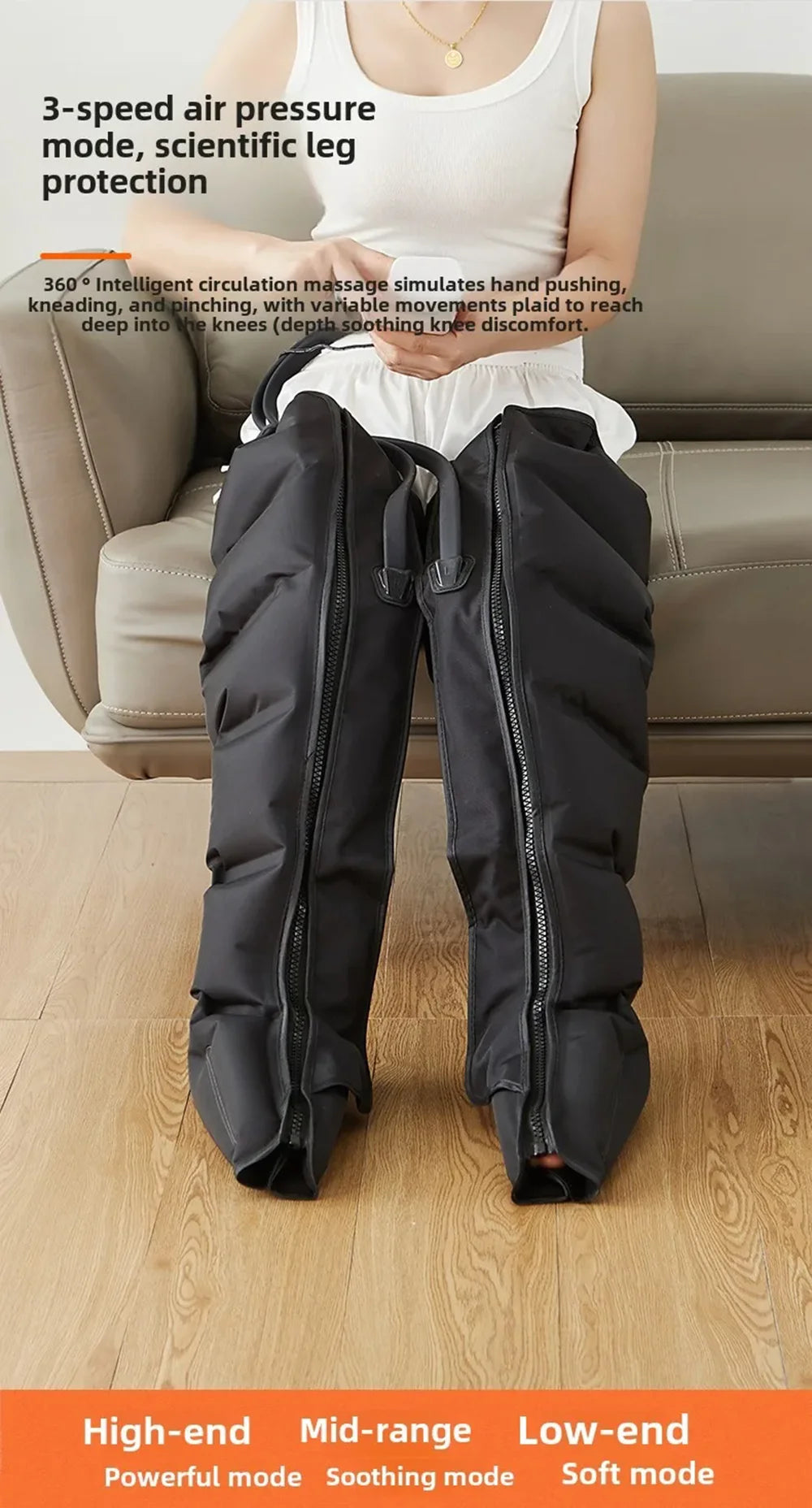Botas de Pressoterapia Pro 6 Câmaras — Drenagem e Recuperação Muscular