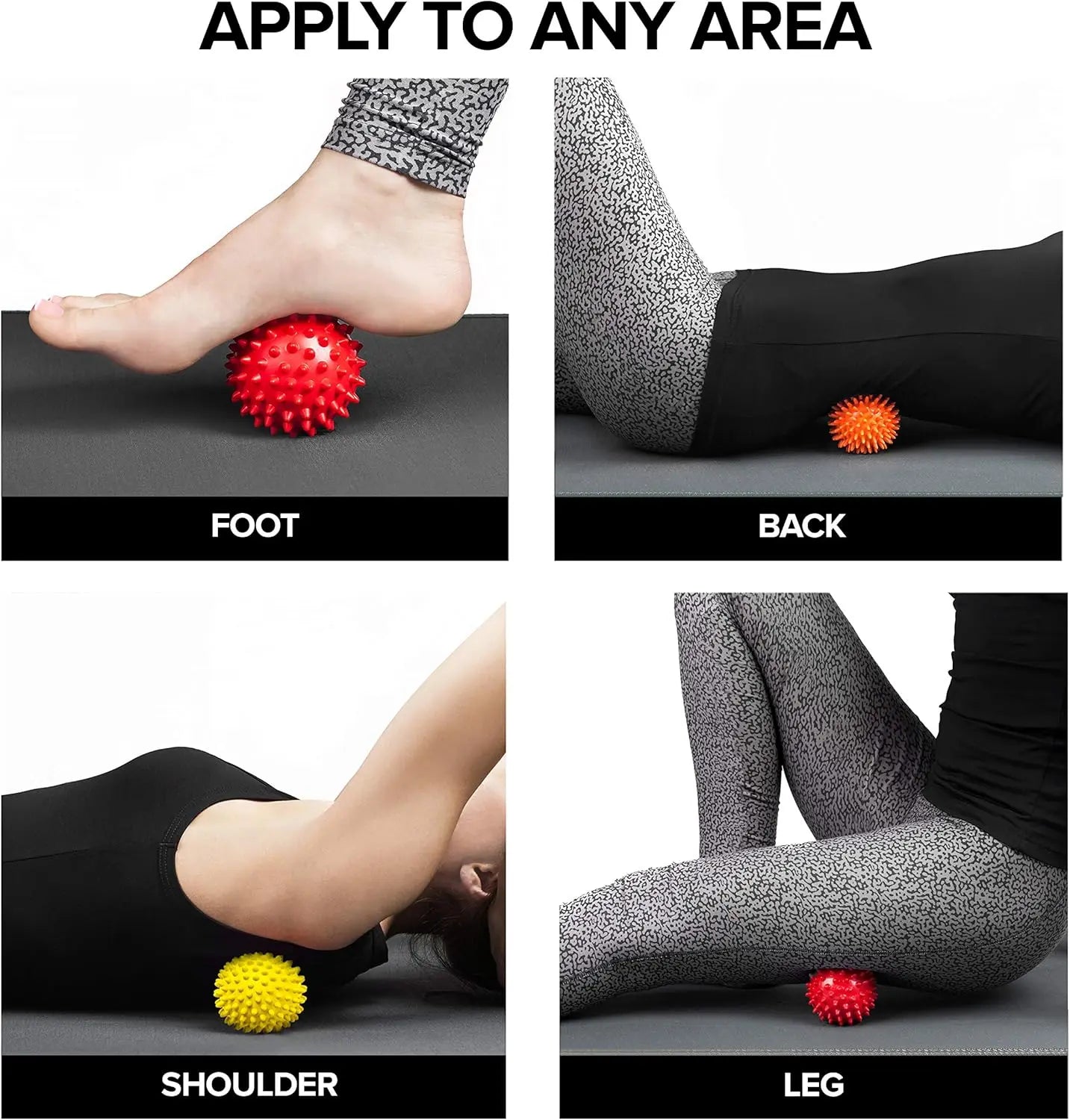 Bola de Massagem com Picos — Tecido Profundo, Trigger Points e Terapia Muscular | AlivioPrime