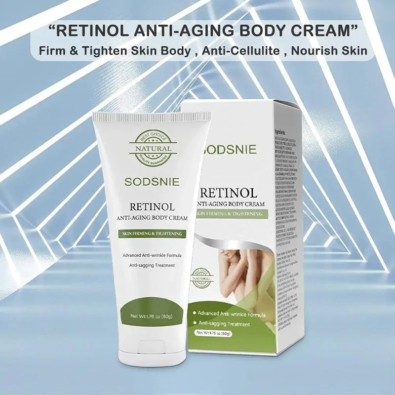Creme Corporal de Retinol Anti-Celulite — Firmeza, Lifting e Pele Uniforme | AlivioPrime
