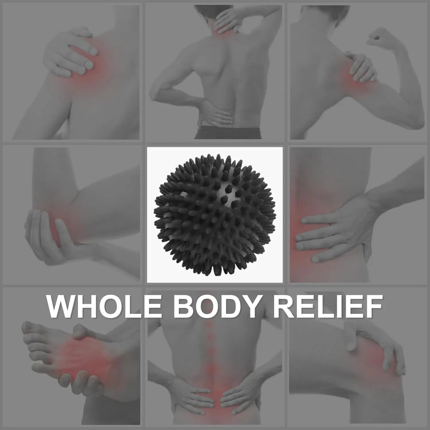 Bola de Massagem com Picos — Tecido Profundo, Trigger Points e Terapia Muscular | AlivioPrime