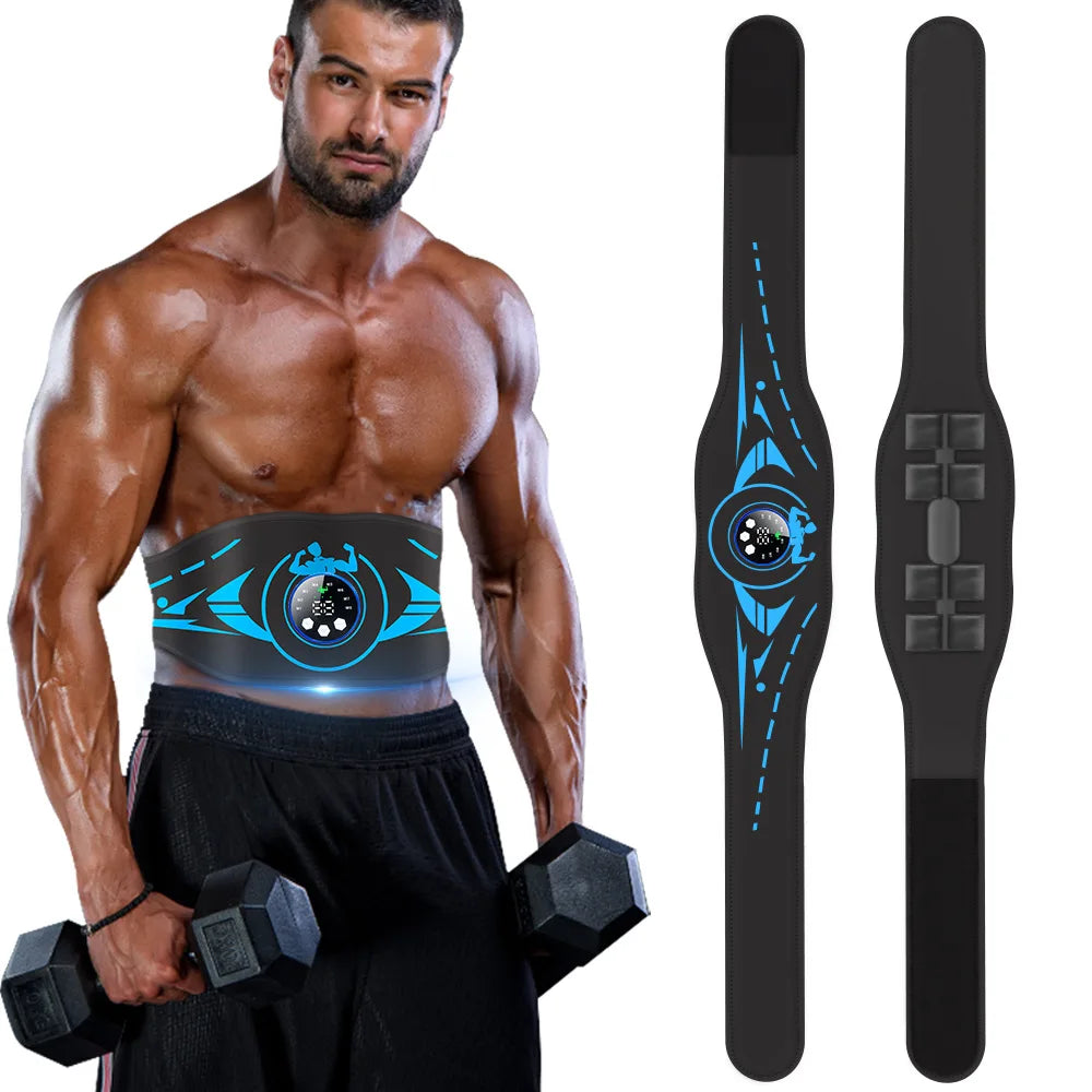 Cinto EMS Tonificador Abdominal — Estimulação Muscular e Modelagem Corporal | AlivioPrime