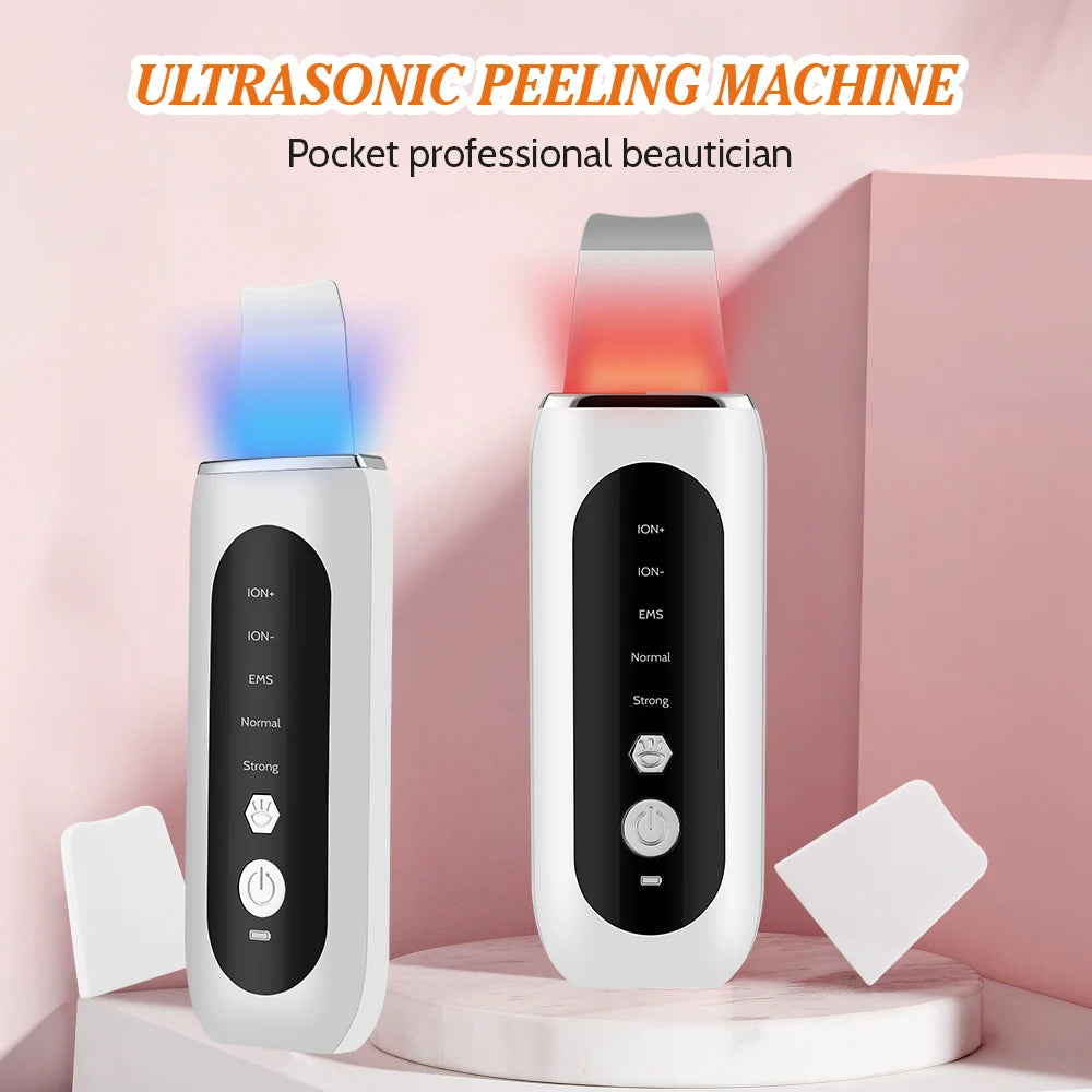 Esfoliador Ultrassónico EMS com Microcorrente — Lifting, Limpeza e Anti-Rugas | AlivioPrime