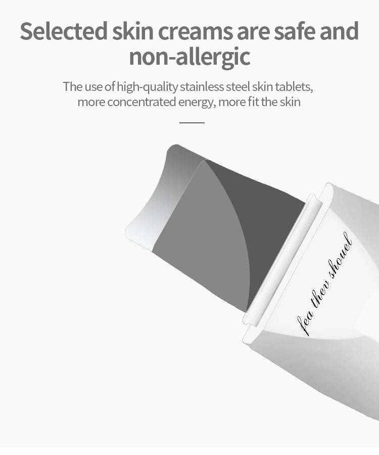 Espátula Vibratória de Limpeza Facial — Remove Pontos Negros e Esfoliante | AlivioPrime