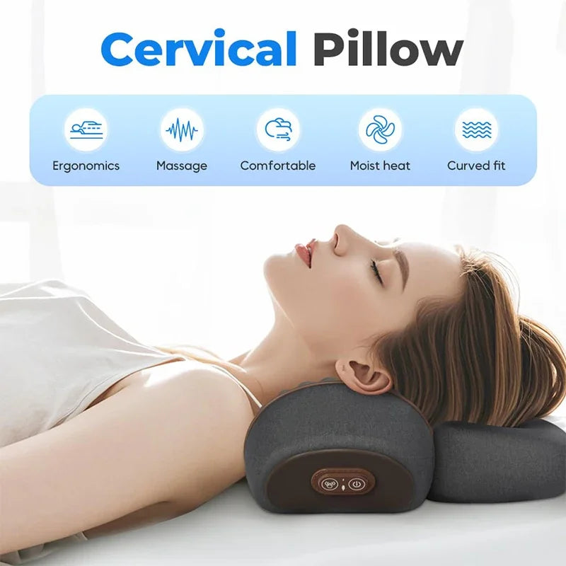 Almofada de Massagem Cervical para Pescoço e Ombros