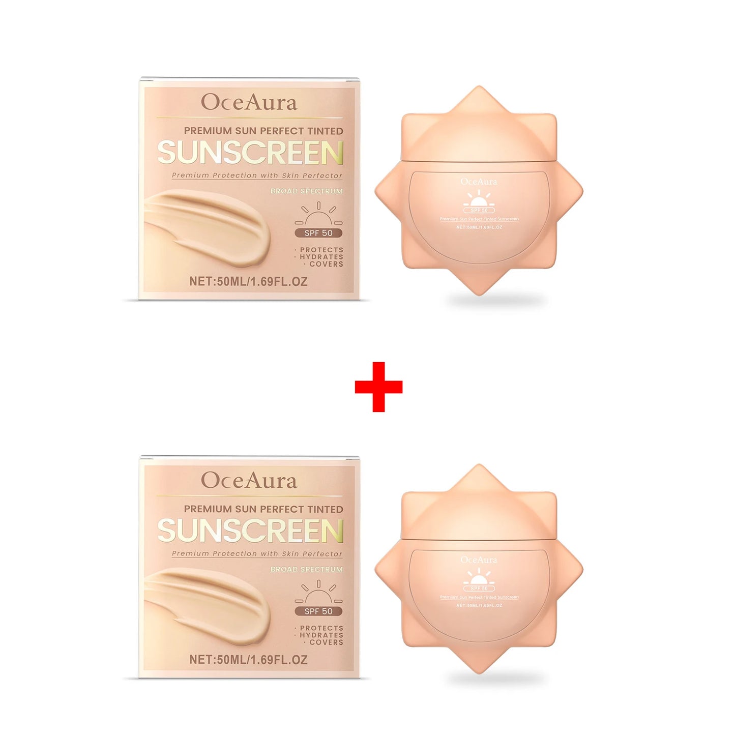 Protetor Solar SPF50+ Rosto e Corpo — Controlo de Oleosidade, Hidratação e Anti-Queimadura | AlivioPrime