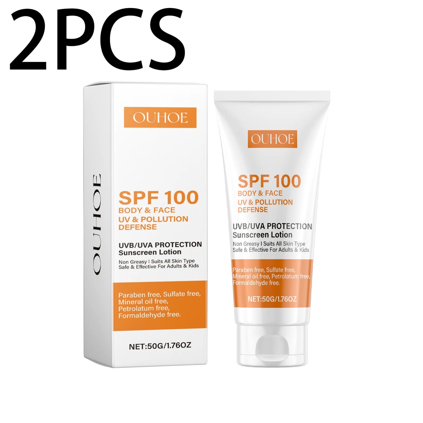 Protetor Solar SPF100+ Rosto e Corpo — Proteção Total UVA & UVB, Anti-Envelhecimento | AlivioPrime