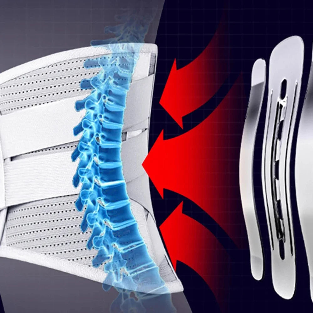 Cinta Lombar Pro 5 Suportes | Estabilidade Postural