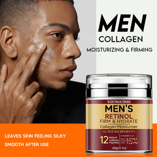 Creme Facial de Retinol para Homem Pro — Colágenio, Hidratação e Suavidade | AlivioPrime