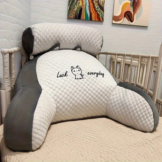 Almofada de Suporte Lombar Ergónomica — Para Cama, Sofá e Chão