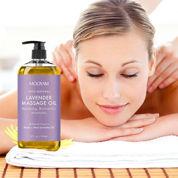 Óleo de Massagem Corporal Orgânico — Lavanda, Frankincense & Anti-Celulite | AlivioPrime