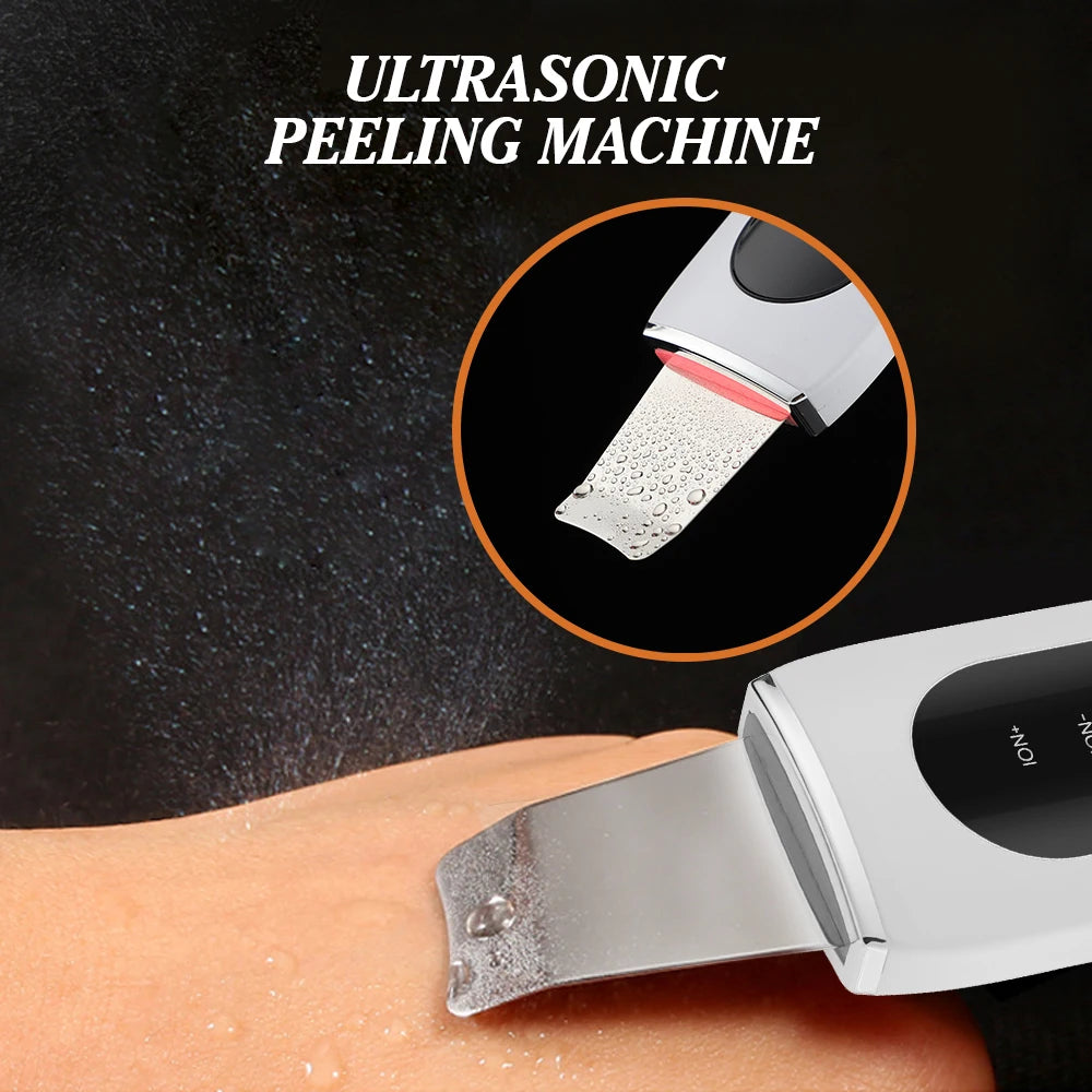 Esfoliador Ultrassónico EMS com Microcorrente — Lifting, Limpeza e Anti-Rugas | AlivioPrime