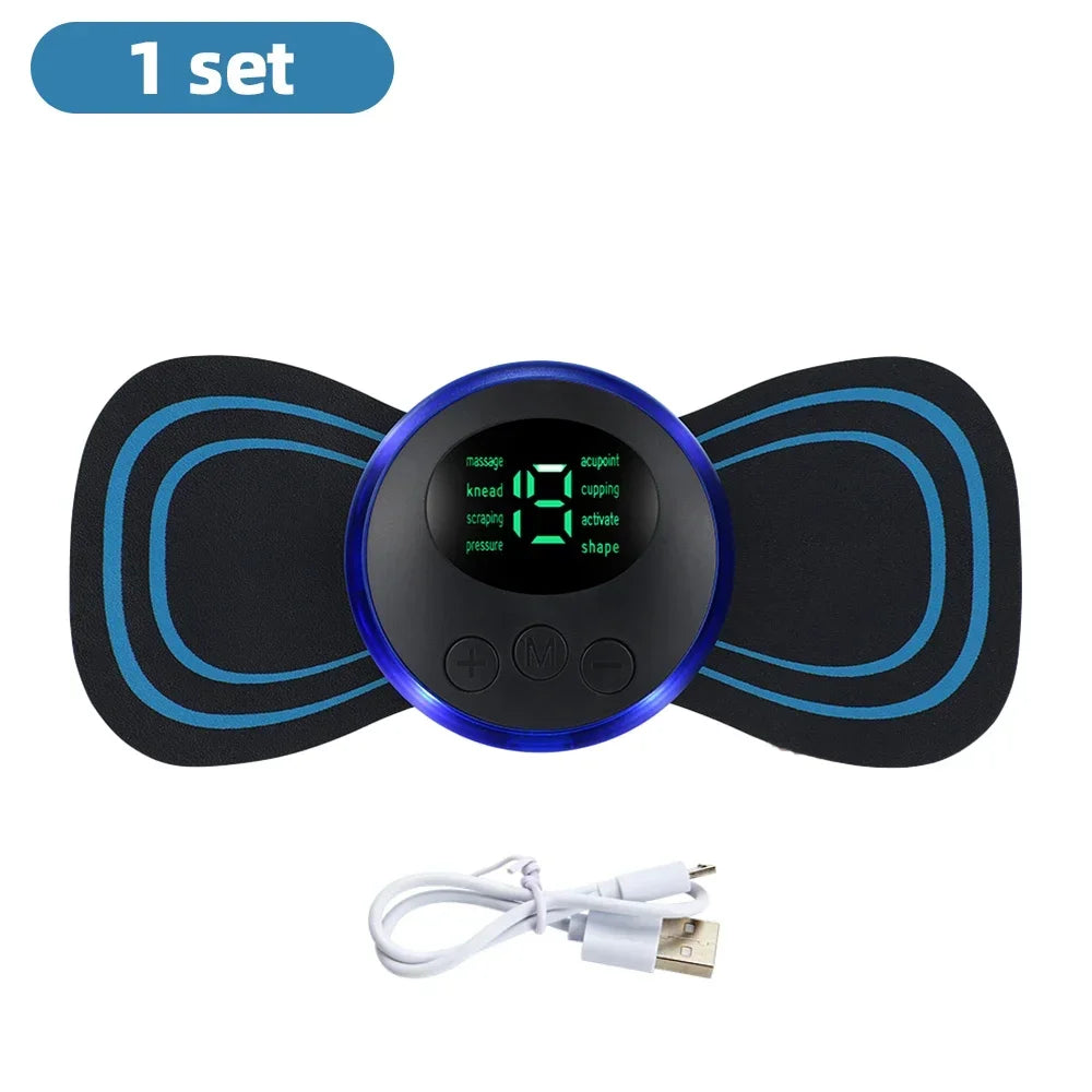Massageador Cervical EMS de Baixa Frequência