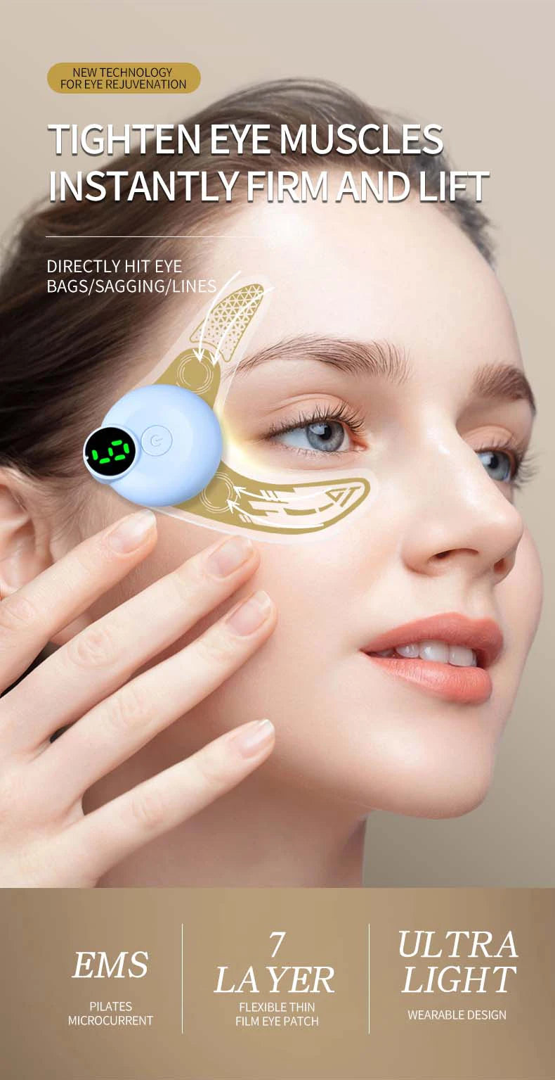 Patches EMS para Olhos e Rosto — Lifting, Anti-Rugas e Olheiras | AlivioPrime