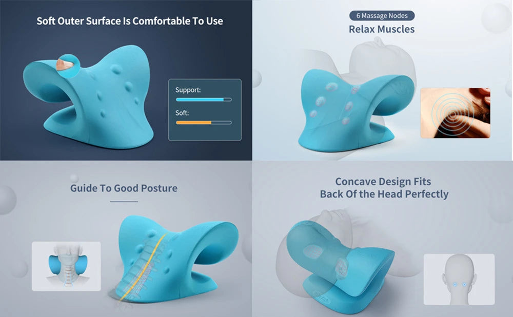 Esticador e Relaxador Cervical para Pescoço e Ombros