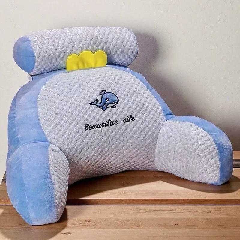 Almofada de Suporte Lombar Ergónomica — Para Cama, Sofá e Chão