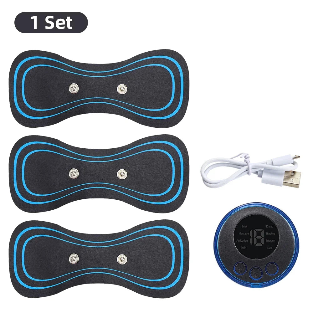 Massageador Cervical EMS de Baixa Frequência