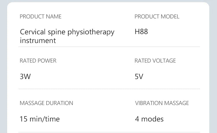 Massageador Cervical com Calor e Vibração — Relaxamento e Conforto