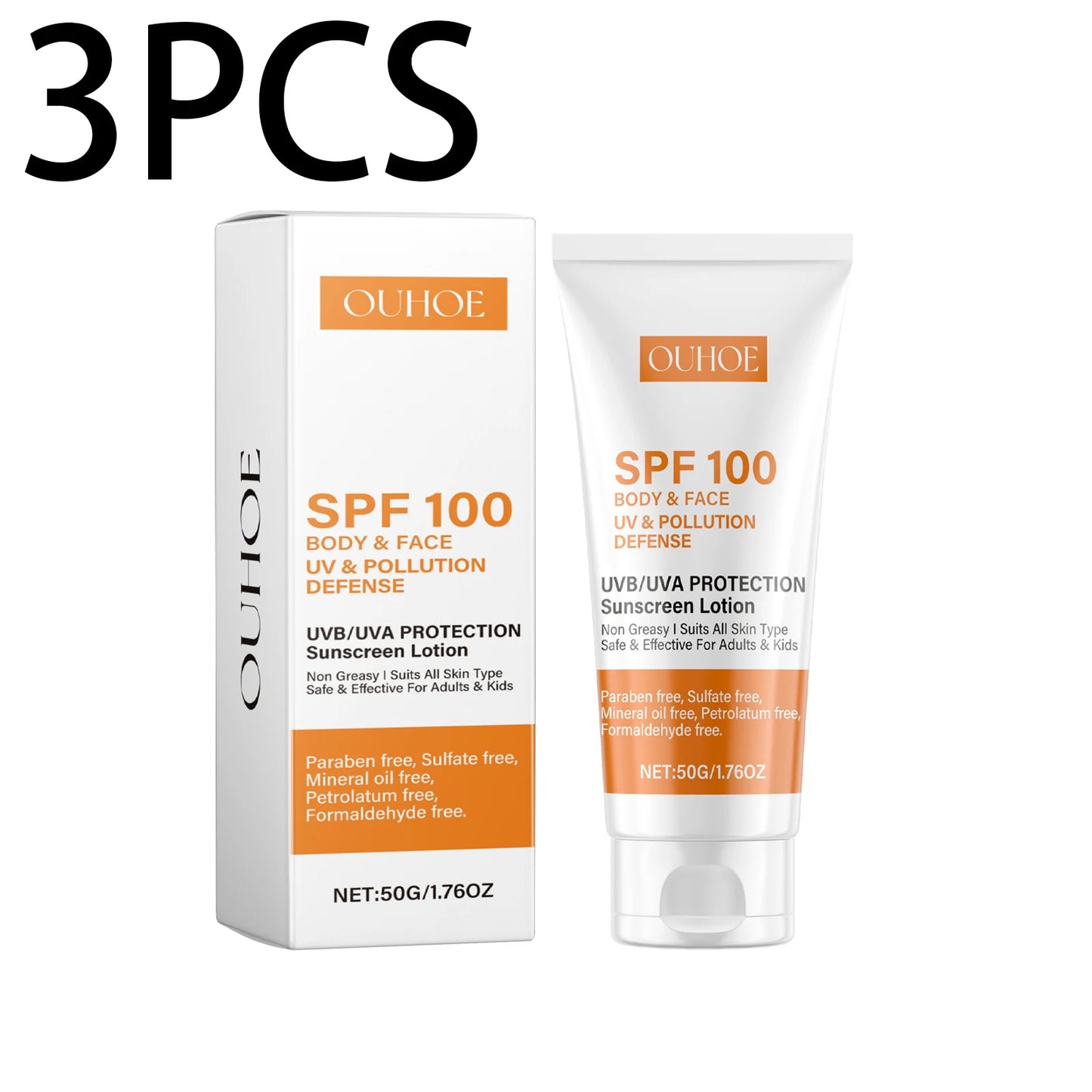 Protetor Solar SPF100+ Rosto e Corpo — Proteção Total UVA & UVB, Anti-Envelhecimento | AlivioPrime