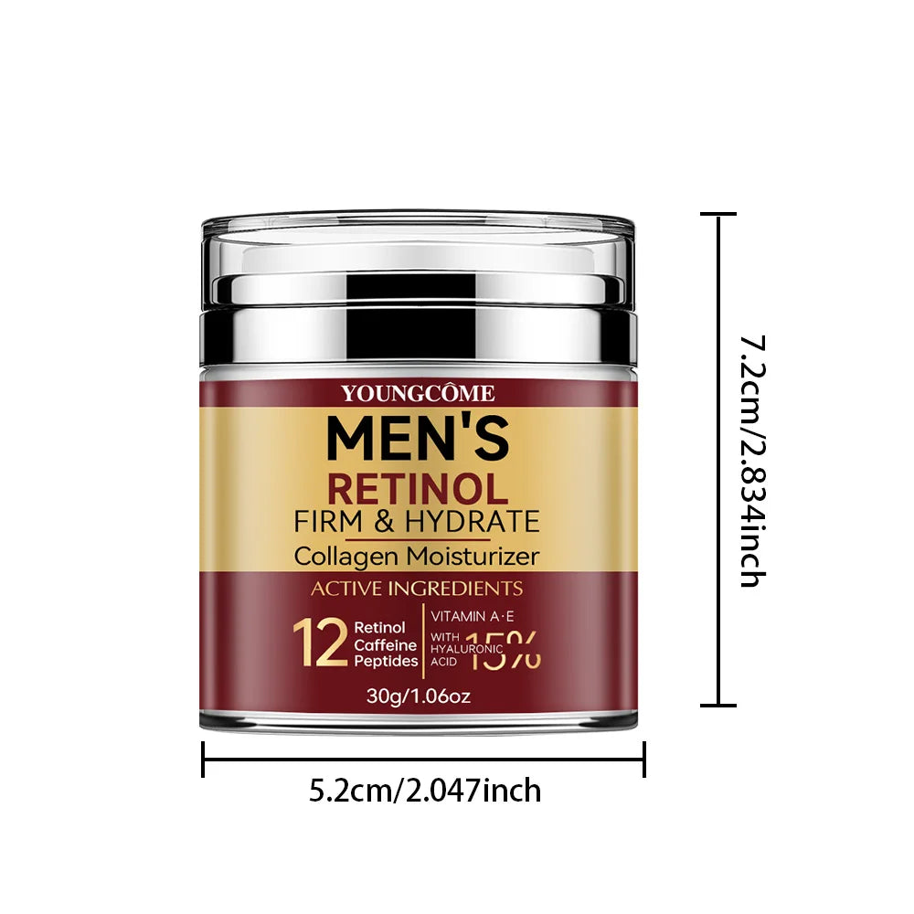 Creme Facial de Retinol para Homem Pro — Colágenio, Hidratação e Suavidade | AlivioPrime