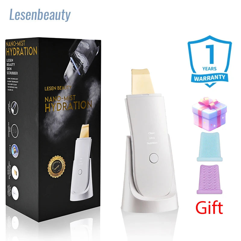 Espátula Ultrassónica de Limpeza Facial Premium — Esfoliante e Anti-Acne | AlivioPrime