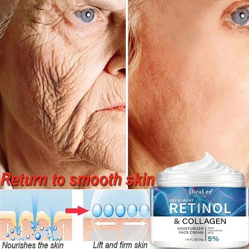 Creme de Retinol Anti-Rugas para Homem — Colágenio, Firmeza e Hidratação | AlivioPrime