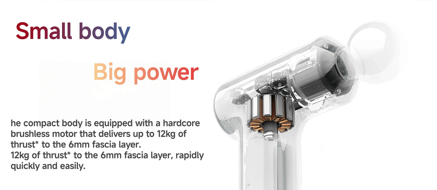 Mini Pistola de Massagem Xiaomi Mijia 3 — Motor Brushless Silencioso e Portátil