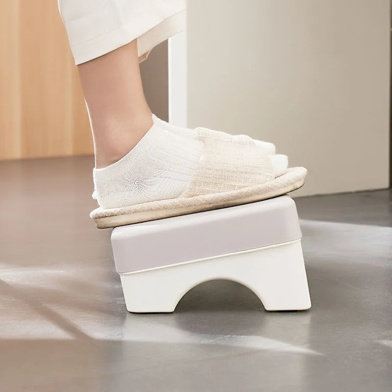 Apoio de Pés Ergonómico para Secretária — Conforto e Postura Correta | AlivioPrime